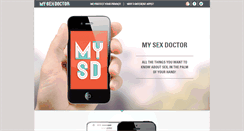 Desktop Screenshot of mysexdoctor.org