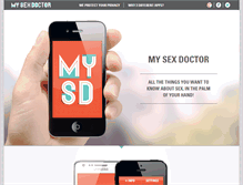 Tablet Screenshot of mysexdoctor.org